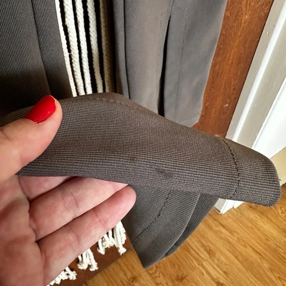 Zara Split-Hem Ribbed Pants - Picture 6 of 7